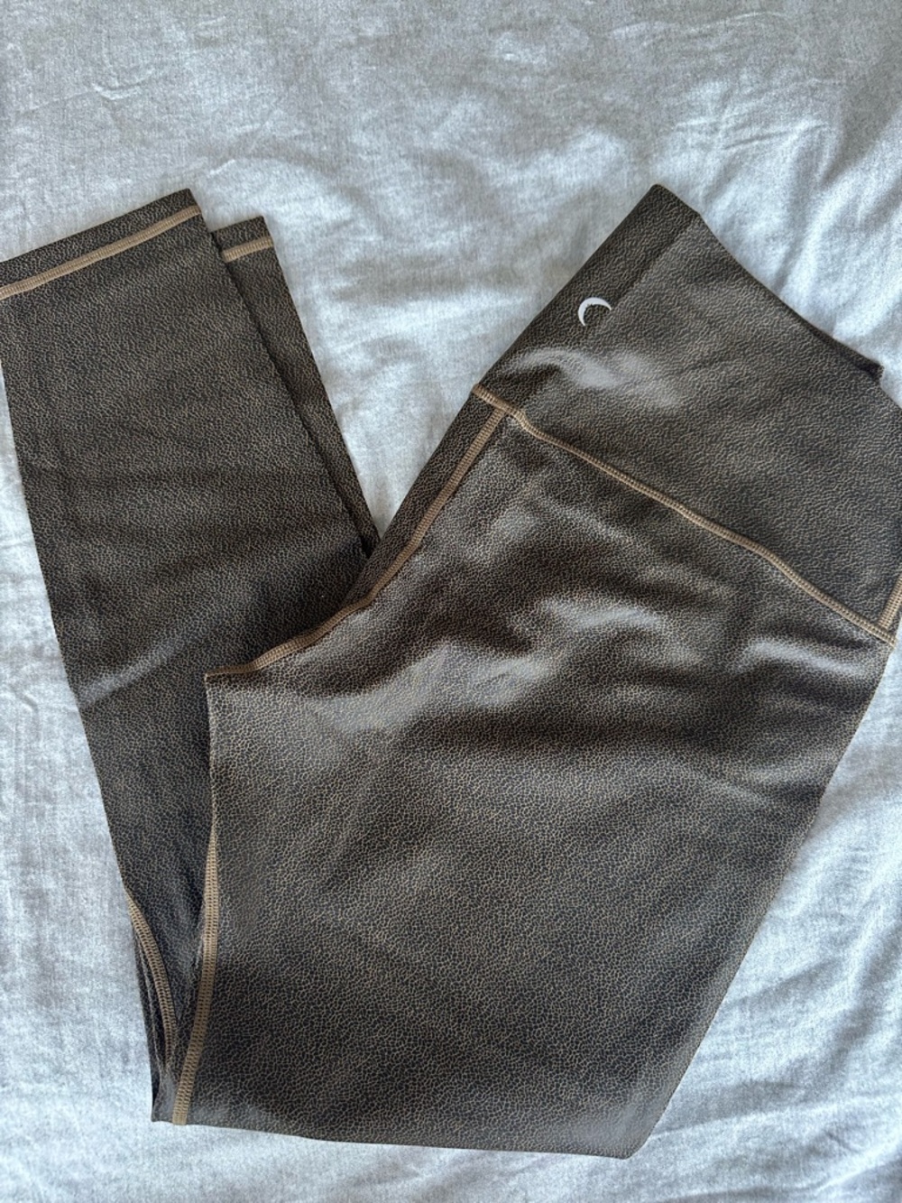 Zyia Crackled leather high-rise legging
